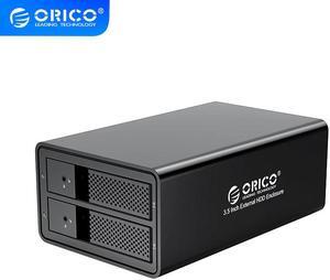 95 Series 2 bay 3.5'' USB3.0 to SATA With RAID HDD Docking Station Aluminum HDD Enclosure 36W Power Adapter HDD Case