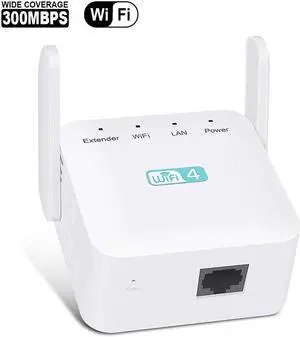 300Mbps WiFi Repeater Range Extender AP Wi-Fi Signal Range Amplifier Expander High Compatible with Any Router