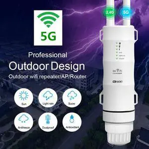Extender Outdoor  Repeater 5Ghz  Booster Long Range Amplifier Wi fi Router Dual Band Wi-fi Access Point Outdoor