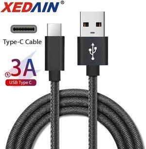 Type C Cable for Redmi Note 7 Mi 9 Fast Charging Sync C Cable for Galaxy S9 6t Phone TypeC