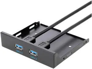 2018 Hot Sell 20 Pin 2 Ports USB 3.0 Hub USB3.0 Front Panel Bracket Adapter Cable For PC Desktop 3.5 Inch Floppy Bay