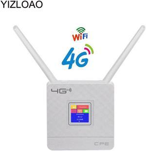 4G/LTE Router Gateway 4G 3G 2G Broadband Mobile Hotspots unlimited Modem Portable Wifi Router Sim Antennas WAN/LAN Port