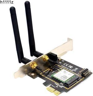 Dual band 2974Mbps Wifi 6 Intel AX200 PCIe Wireless Wifi Adapter 2.4G/5Ghz 802.11ac/ax Bluetooth 5.0 AX200NGW Card Desktop PC(Only for win 10 win 11)