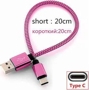 USB Type C usb fast Charging Cable For Xperia 1 10 L1 L2 L3 XZ XZ3 XA1 XA2 Ultra Galaxy A50 A51 A21S S10 Redmi Note 8 pro