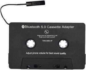 Bluetooth V5.0 Stereo Audio Cassette Player Car Audio Tape Adapter Audio USB Charging Practical MP3 Convert Receiver