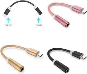 1PC USB Type C To 3.5mm Earphone Headphone Cable Adapter Conversion Line for  Type C for Letv  Smartphone Accessory