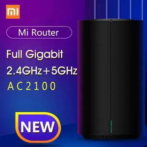 100% Original  Router AC2100 1733Mbps WiFi Repeater Gigabit Ethernet Port 2.4G 5G WiFi 128Mb Mi WiFi Router APP Control