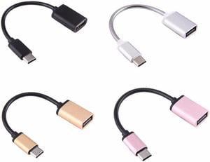 USB C 3.1 Type C Male To USB Female OTG  Sync Converter Adapter Cable 180123 drop shipping for