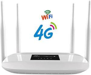 4G LTE WiFi Router 300Mbps Unlocked CAT4 4G Router Mobile Broadband Home WIFI Hotspot with SIM Slot 4 LAN RJ45 Port 32 Users