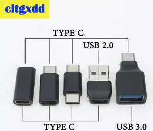 USB Type C Male To Female USB To Type C Female OTG Connector Adapter USB 3.0 to USB C Cable Mini Adapter Converter