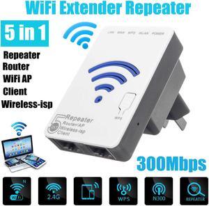 300Mbps Extender Repeater Mini Router Internal Omnidirectional Antenna WiFi Signal Booster Extender for Travel Office Home