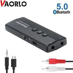 Receiver Transmitter Audio 5.0 Hifi Auto Car Kit A2DP RCA AUX 3.5mm Jack Music Wireless Adapters For TV Headphones PC