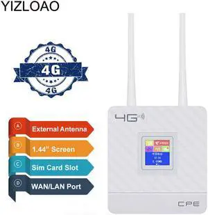 4G LTE CPE Wifi Router Network Access Points 150Mbps Mobile Hotspot Wireless Modem Wi-fi Antenna Wi fi Singnal Booser