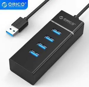 Portable 4 Ports USB 3.0 HUB USB3.0 High Speed 5Gbps Dock Station for Laptop/Ultrabook/Notebook for Macbook Pro Matebook