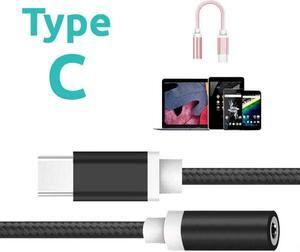 C 3.5 Jack Earphone USB C To 3.5mm AUX Headphones Adapter Audio Cable For  Mate 20 P30 Pro  Mi 10 9