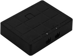 KVM Switch Box  2.0 Switcher 2 Port PCs Sharing 1  Devices for Keyboard Mouse Printer Monitor Switch Selector