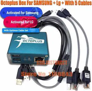 100% Original 2020 new octopus box / Octoplus Box For  For Lg + 5 Cables for SAM Unlock Flash Repair Mole Phone