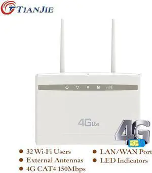 4G LTE wifi router sim card wifi RJ45 PORT 300Mbps router WCDMA UMTS GSM LTE cellular home router with sim card slot