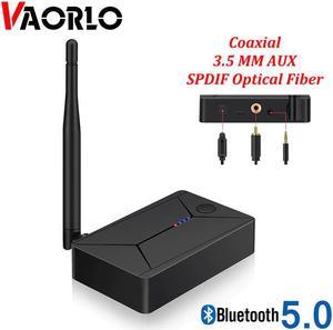 Bluetooth 5.0 Audio Transmitter 3.5mm AUX RCA Coaxial SPDIF Optical Fiber Jack Stereo Wireless Adapter Dongle For TV PC