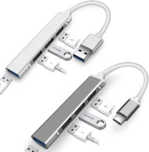 4 Port For Macbook Pro 13 15 Air Mi Pro USB Type-C/USB 3.0 HUB Type C USB Splitter Thunderbolt 3 USB-C Dock Adapter OTG