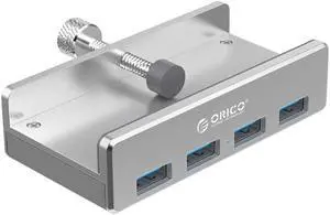 4-Port USB 3.0 Hubs Adapter with Android Power Port Energy Saving Aluminum Alloy Chassis Back Clip Computer Peripherals 4-Port USB 3.0 Hubs Adapter with Android Power Port Energy Saving Aluminum Alloy Chassis Back Clip Computer Peripherals