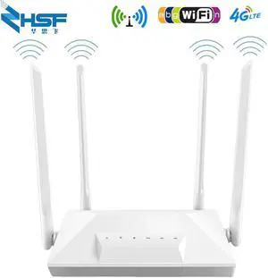 4GLTE wireless router with SIM card slot 3G 4G CPE router WiFi hotspot router with LAN port indoor wireless CPE router