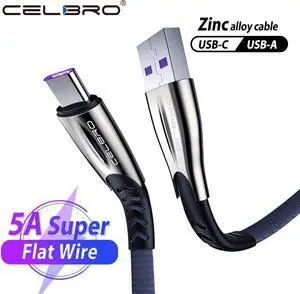 1m 2m 3m 5A Usb Type C Cable 3.1 Fast Charging Cable For  Galaxy A51 A71 Note20 Ultra S20+ 5G Usb-C Cable Cabo 2 Meter