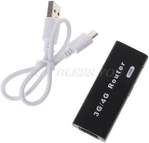 2020 New Mini Portable 3G/4G WiFi Wlan Hotspot AP Client 150Mbps USB Wireless Router Drop Shipping