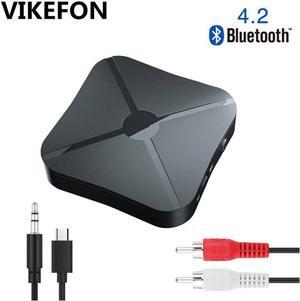 5.0 4.2 Receiver Transmitter 2 IN 1 Audio Music Stereo Wireless Adapter With RCA 3.5MM AUX Jack For Car Home TV MP3 PC