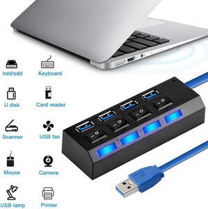 Hub 3.0 Multi  Port 3/4/7 Ports 2.0 Hub  High Speed Hab With on/off Switch  Splitter For PC Computer Accessories