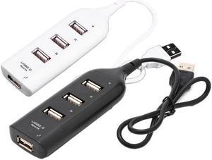 USB Hub 4 Port USB 2.0 with Cable High Speed Mini Hub Socket Pattern Splitter Cable Adapter for Computer Laptop PC