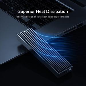 LSDT M.2 NVME Enclosure USB C Gen2 10Gbps PCIe SSD Case M2 SATA NGFF 5Gbps SSD Case Tool Free For 2230/2242/2260/2280 SSD