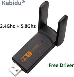 1900Mbps Dual Band USB Wifi Adapter Wi-fi USB Dongle AC Network Card USB Wifi Antenna 802.11ac/b/g/n 2.4Ghz + 5.8Ghz