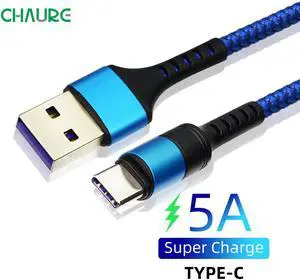 USB Type C Cable 5a For   Mole Phone Cables Fast Charging  Sync type c cable Fast Charge cable 1m 2m