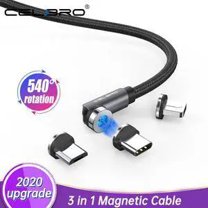 Micro Usb Type C Magnetic Charging Cable 540 Rotation Magnetische Kabel For  Nord  Note 20 S20 Usb C  Cabel 2m