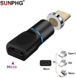 Micro USB Magnetic Adapters to Type C Micro ios Converter for iPhone    Phone Charging Cable Connector