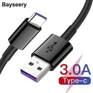 USB Type C Cable for  S9 S10 Quick Charge 3.0 Cable USB C Fast Charging for  P30  Redmi note 8 7 Wire