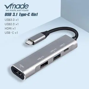 phone  Adapter Charger Cable Support smartphones Type-C to  PD USB 3.0 Docking Station for Appler/Google/Microsof