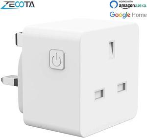 Smart Power Plug Outlet UK Electric Adapter Socket Voice Wireless Remote Remote Control Timer work with Alexa Google Home