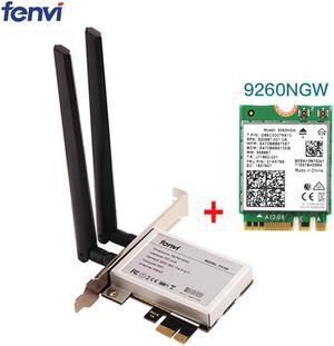 Desktop PCI-E 1X Wireless Adapter Converter With 1730Mbps Wifi Network Card 9260NGW For  9260 Bluetooth 5.0 for Windows 10