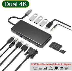 HUB to Multi  3.0  C HDMI Adapter Dock for MacBook Pro Accessories Type C 3.1 Splitter 3 Port Laptop docking station