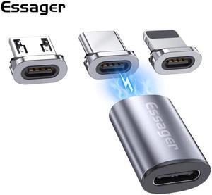 USB Type C Magnetic Adapter For iPhone  USB C Female To Micro USB Male Magnet IOS Male Type-C Cable Converter