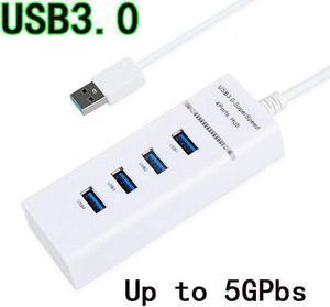 4-port USB3.0 HUB High Speed Indicator Light USB Hub For Multi-device Computer Laptop Splitter Adapter 5Gbps ladron puertos usb