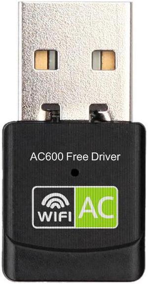 802.11ac 600Mbps Wireless USB Adapter Dual band  Driver WiFi Dongle  2.4GHz 5.8GHz WiFi Network Card