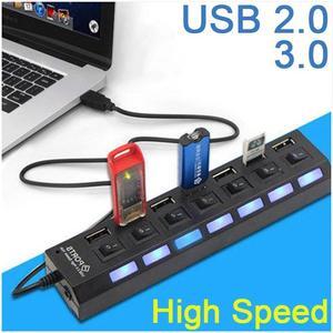 3.0 HUB 2.0 HUB Multi  Splitter 3/4/7 Port Expander Multiple  3 Hab 3.0 Hub For PC Computer Accessories