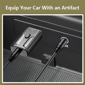2020 New Bluetooth Wireless Audio Adapter Bluetooth 5.0 Transmitter Receiver USB Mic Sound Card For PC Laptop Audio Adapter