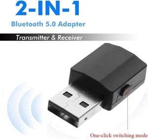 2 in 1 Bluetooth 5.0 Audio Receiver Transmitter Mini Bluetooth AUX RCA USB 3.5mm Jack For TV PC Car Kit Wireless Adapter