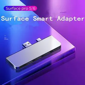Surface Pro 4/Pro 5/Pro 6/Pro 7 USB 3.0 hub HDMI 4K 1000Mb Gigat Ethernet Adapter  / TF micro  card reader
