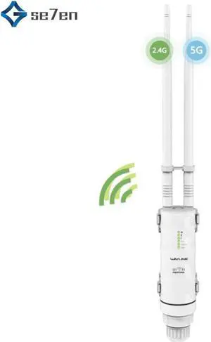 High Power Outdoor WIFI Router/Access Point/CPE/WISP Wireless wifi Repeater Dual Dand 2.4/5Ghz 12dBi Antenna
