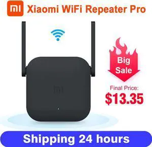 Mijia WiFi Repeater Pro 300M Mi Amplifier Network Expander Router Power Extender Roteador 2 Antenna for Router Wi-Fi 2.4G